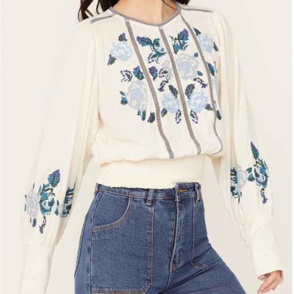 Free People Felicity Long Sleeve, size medium - Picture 2 of 15
